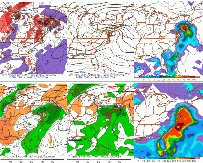 6z GFS from overnight showing coastal storm over Delmarva with rain over the Tri-State area. Wettest soultion
