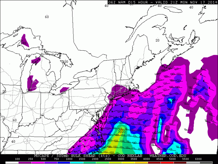 6z NAM showing elevated instability